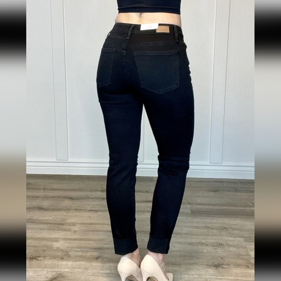 NWT Judy Blue 13 Black Slim Fit Jeans - Picture 2 of 9